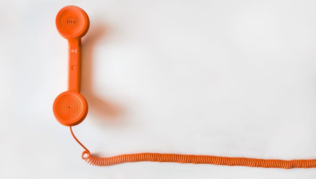 Telefonhörer eines alten Telefonapperates